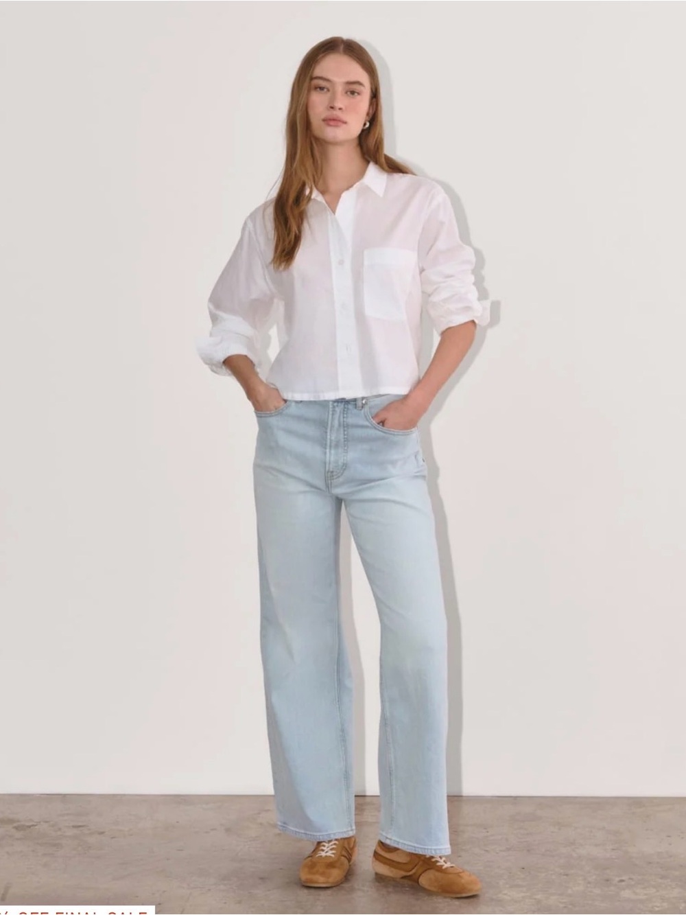 Everlane the way high sailor jeans Light Wash High-Rise Wide Leg Women’s Jeans